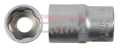 Головка 6-гранная USPEX CrV 1/2" 8мм